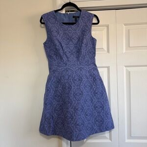 J.Crew Sleeveless Ocean Blue Mid Length Dress Size 4